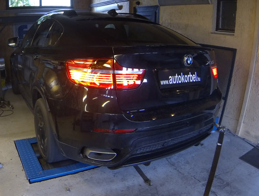 BMW X6 chiptuning, teljesítménymérés
